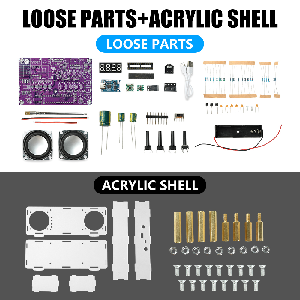 DIY FM Radio Electronic Kit 87 - đánh giá và giá Diy Electronics Learning Kit