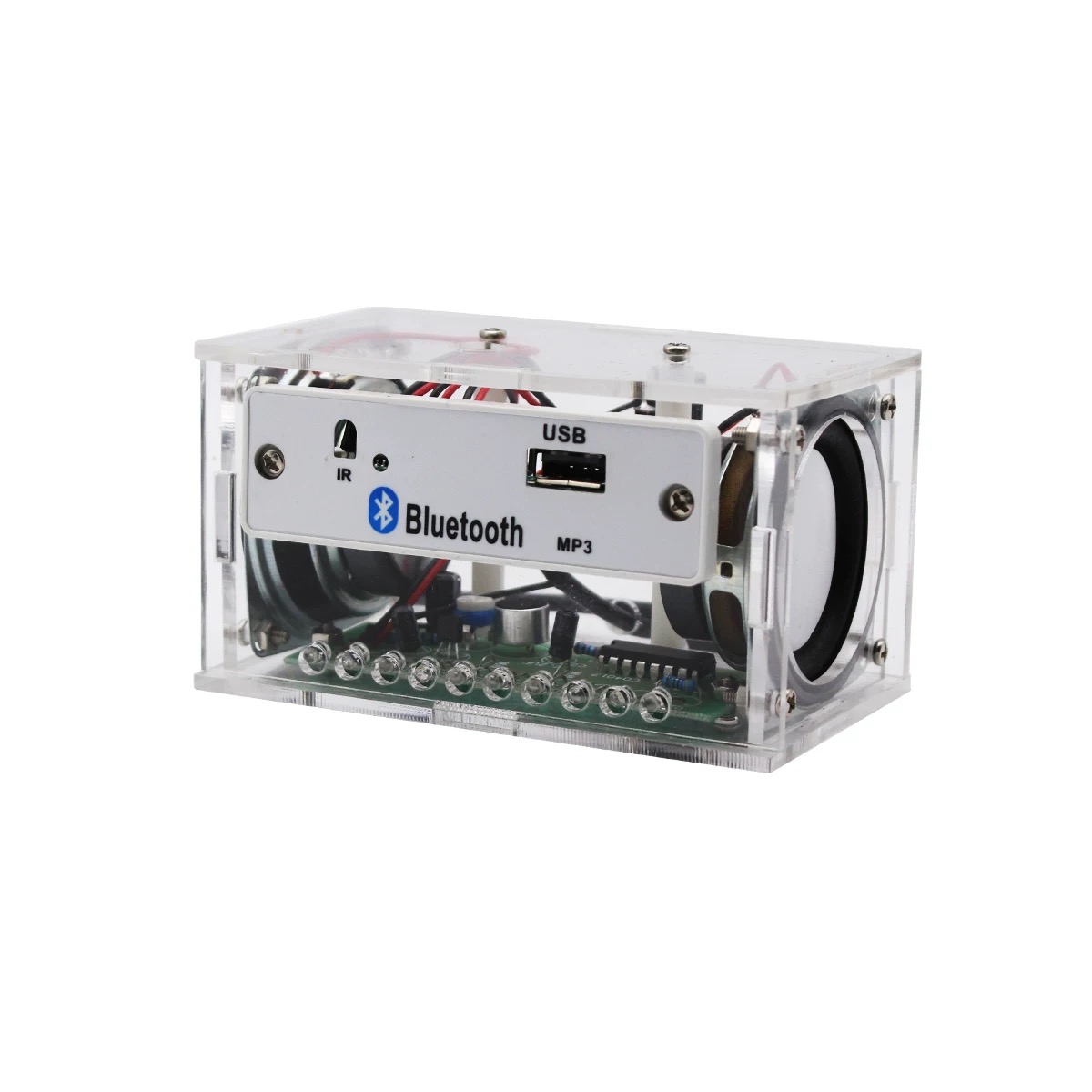 DIY White Stereo Bluetooth Spe - đánh giá và giá Diy Electronics Learning Kit