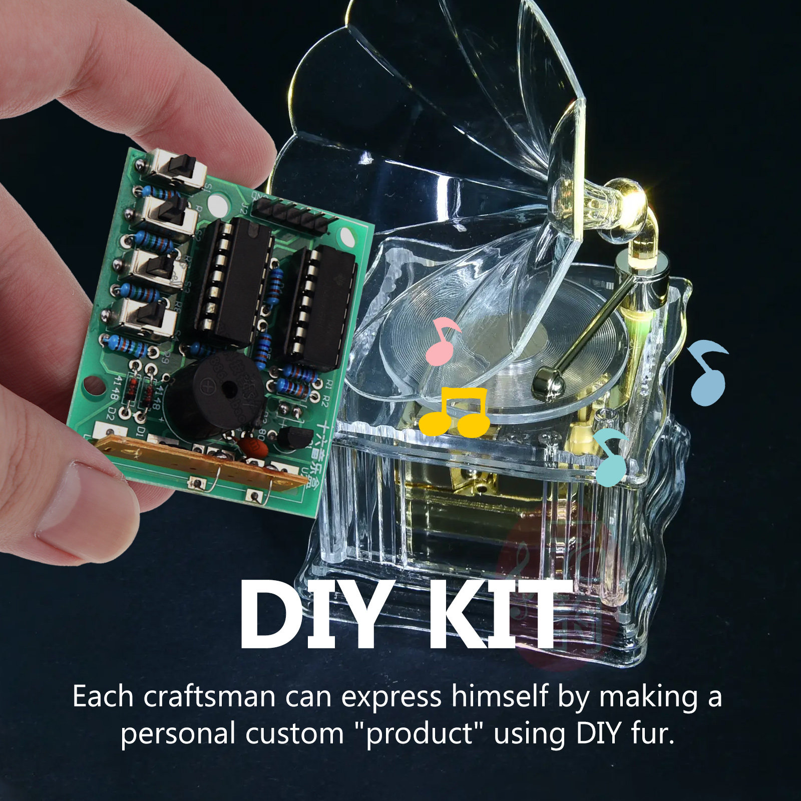 1Set DIY Music Box Electronic  - đánh giá và giá Diy Electronics Box