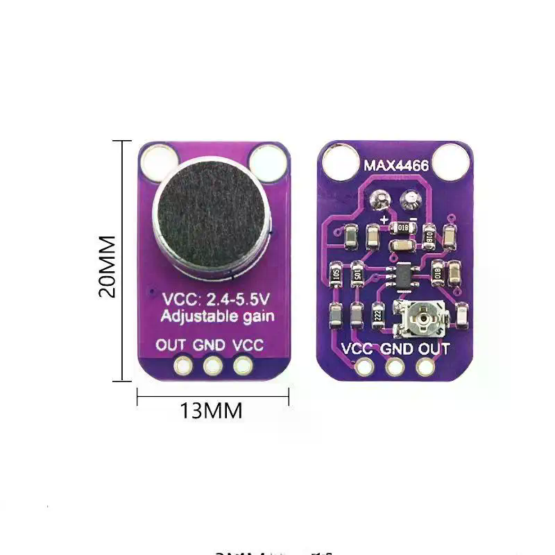 MAX4466 Microphone AGC Amplifi - đánh giá và giá Diy Audio Electronics Kit