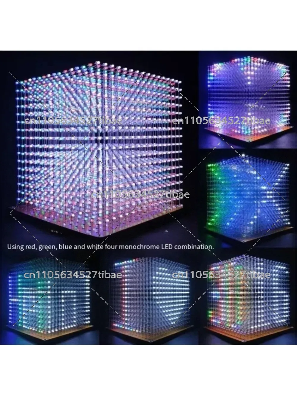 3D16mini Light Cube Kit 16x16x - đánh giá và giá Diy Electronics Project Kit