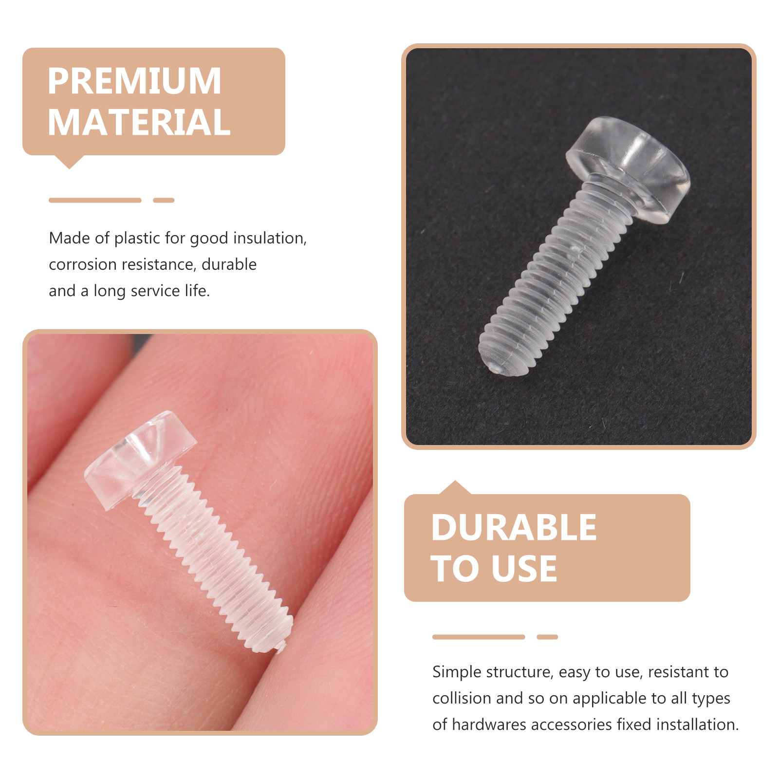 50Pcs Plastic Screws Round Hea - đánh giá và giá Diy Electronics Cabinet